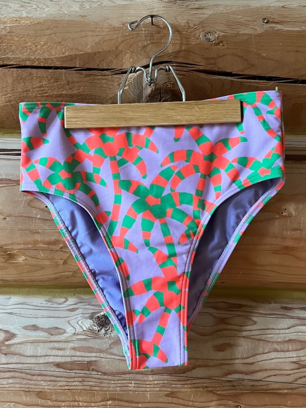 Farm Rio x Adidas Trippy Palm High Rise Bikini Bottom M
